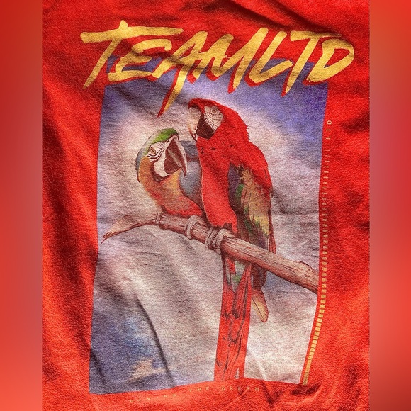 TeamLTD Livin’ The Dream- Parrot Graphic Tee - Picture 3 of 3